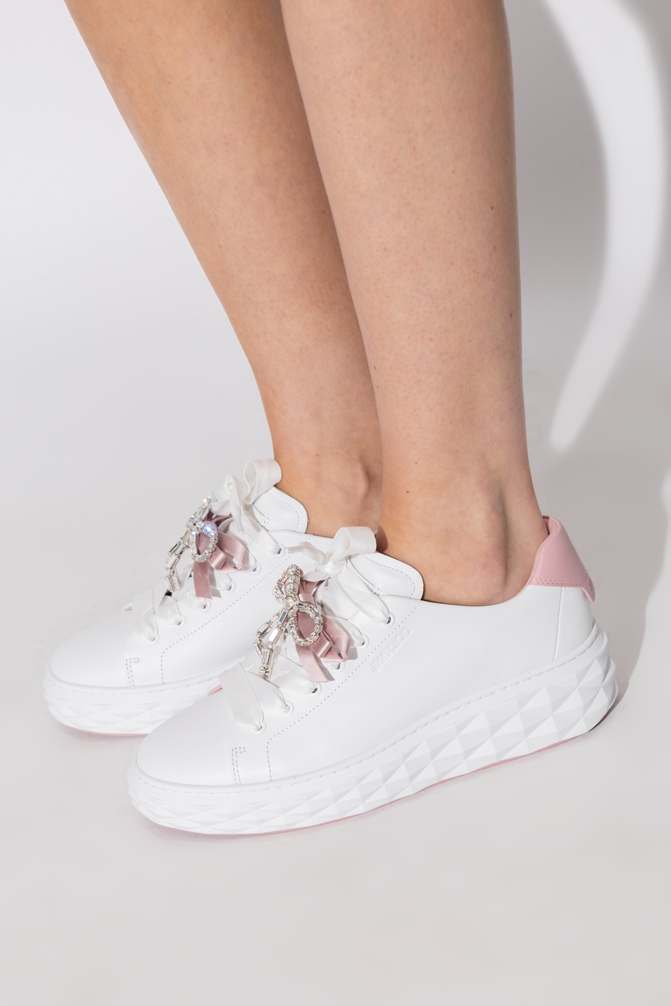 Diamond Trail Jimmy Choo Diamond Sneakers Womens Diamond Jimmy